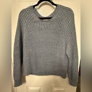 Cozy Blue Knit Sweater